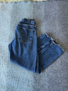 AGOLDE Women’s Straight-Leg Jeans - Deep Indigo Blue